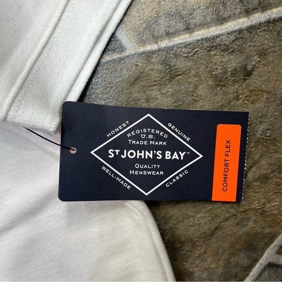 St. John’s Bay Performance Comfort Flex Quick-Dri Polo - Picture 4 of 12